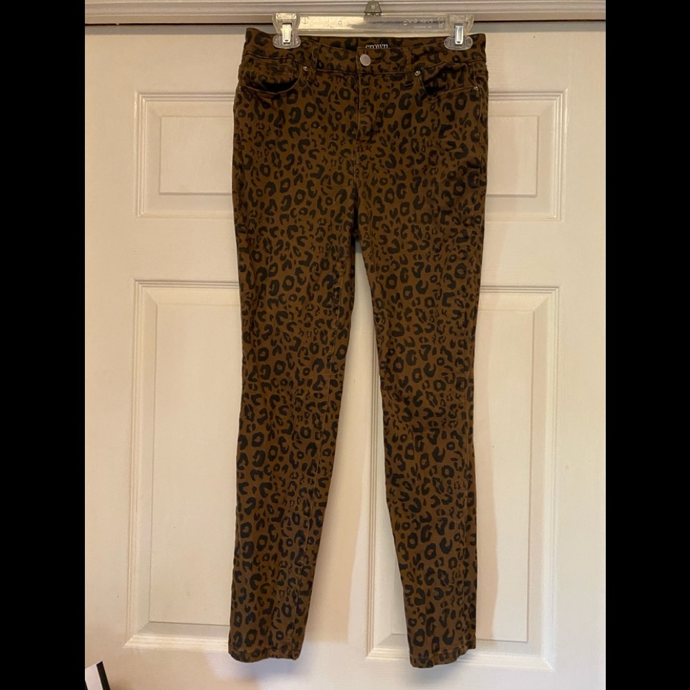 Animal print pants